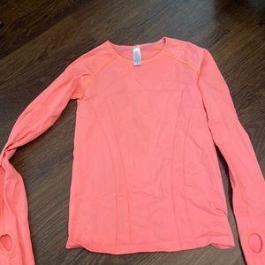 Iviva neon orange king sleeve shirt